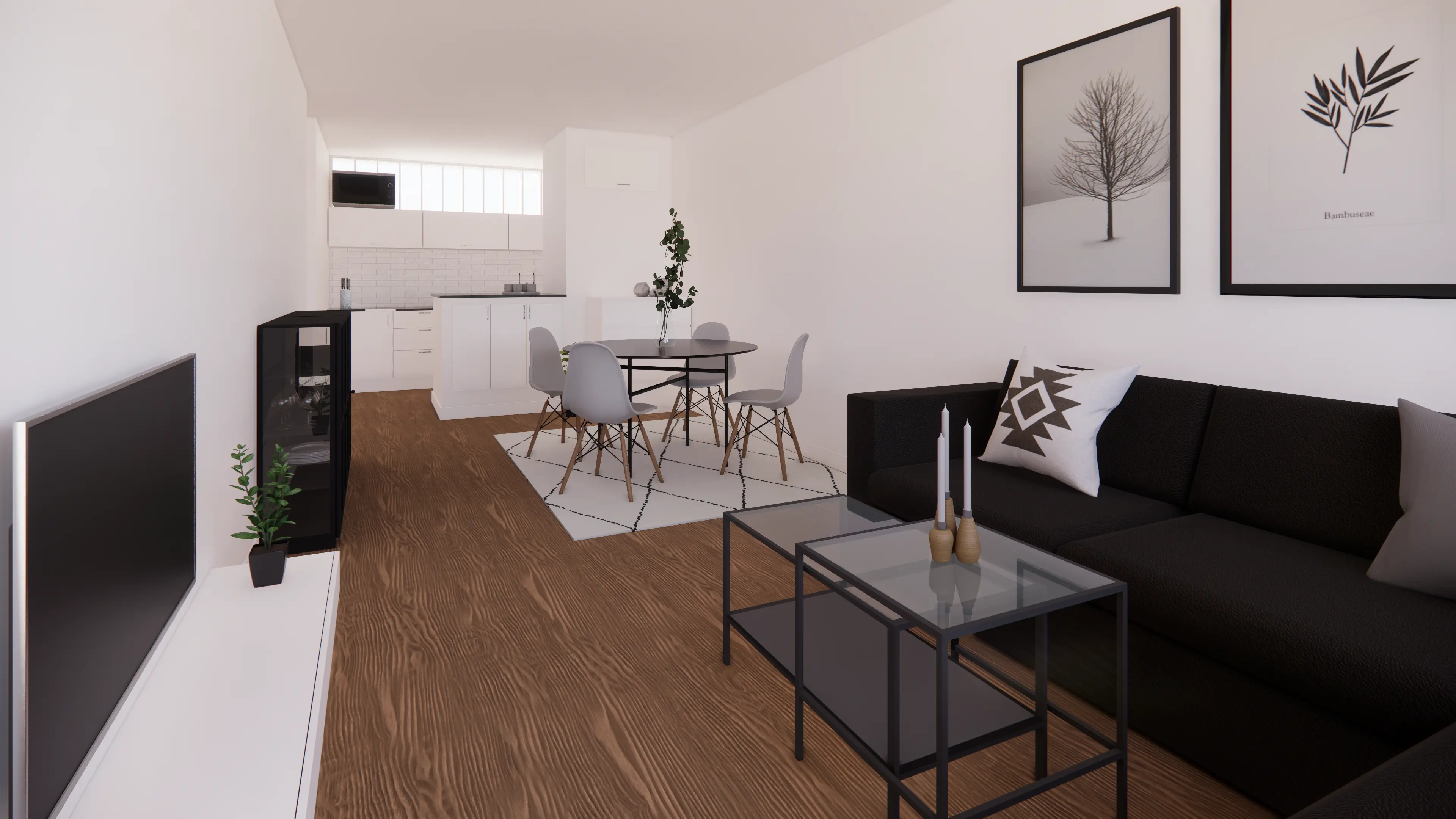 Modern and Minimalistic Apartment